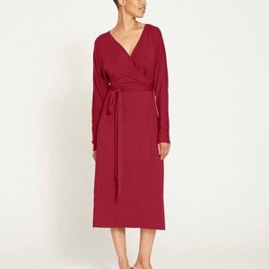 Universal Standard | Burgundy Wrap Dress